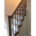 1 x Black Wrought Iron Metal Cage Baluster Balustrade Stair Spindle 950mm long x 12mm Plain Bars